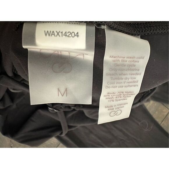 Calia Black One Piece Workout Yoga Jumpsuit With Adjustable Straps Medium - Picture 4 of 5